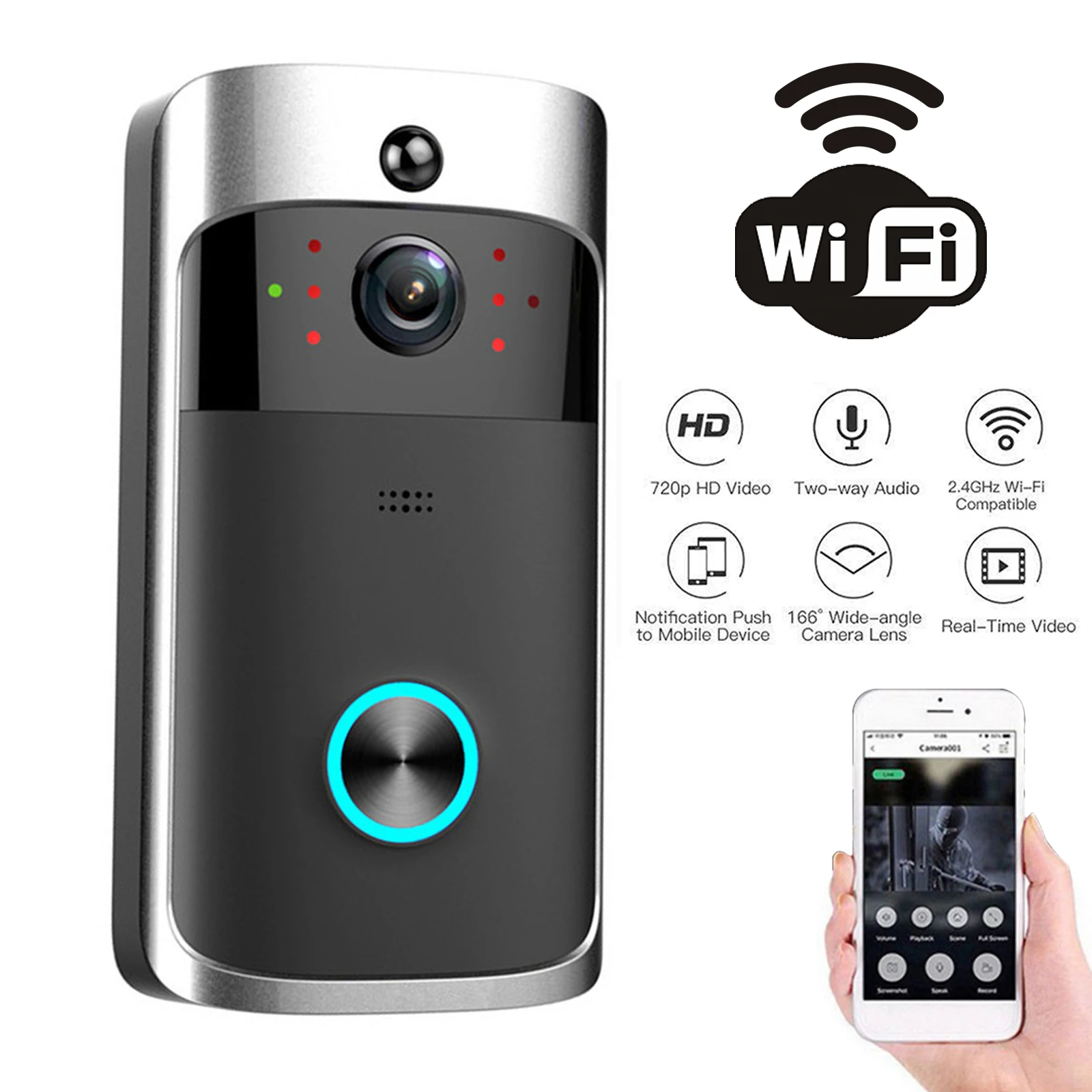 Home Security Prices - 2026 NIEUWE V5 Video Deurbel Wifi