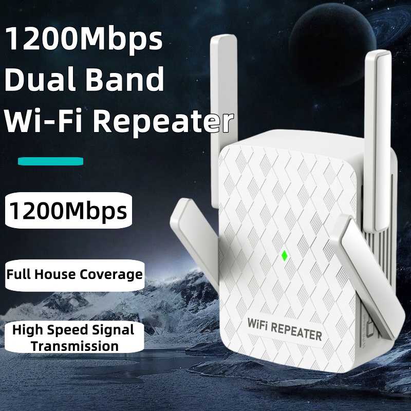 Home Security Outdoor - 1200 Mbps Draadloze Wifi Extender Wifi