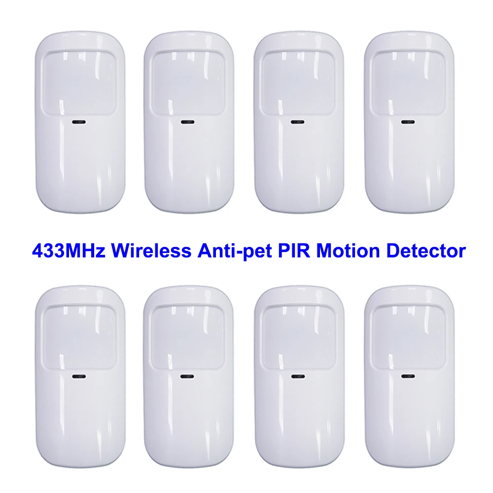 Home Security Adt - Witte Draadloze 433Mhz Infrarood Detector Pir