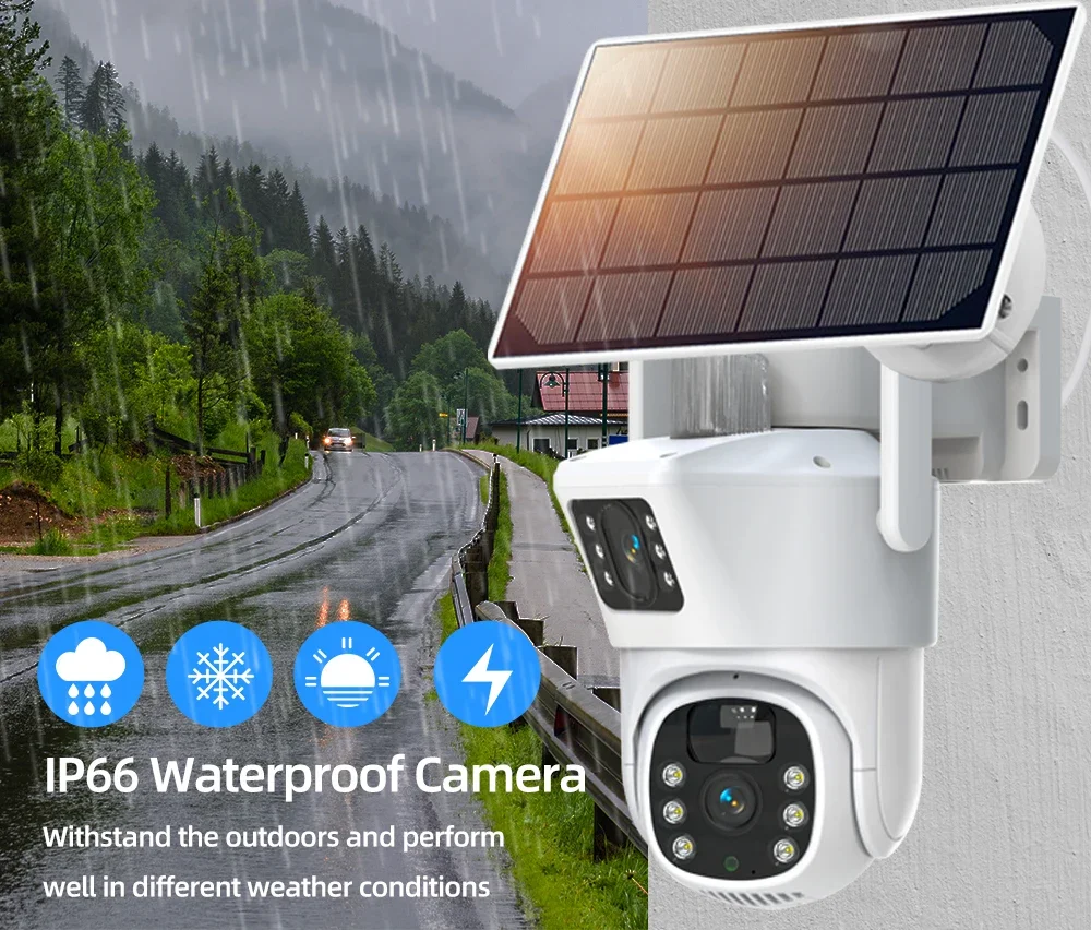 4K 8mp Dual Lens Wifi Solar Cc - Home Security Premium recensie en prijs