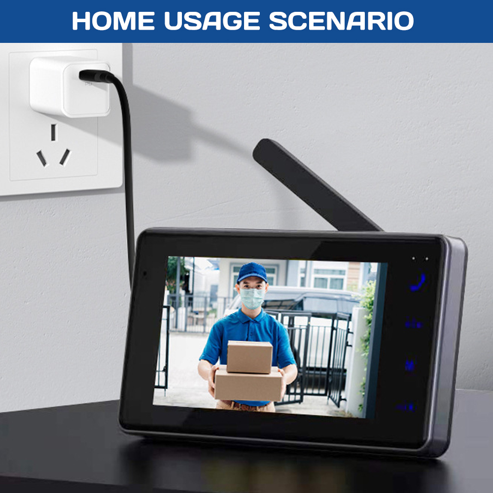 4,3-inch HD IPS-scherm Draadlo - Home Security Prices recensie en prijs