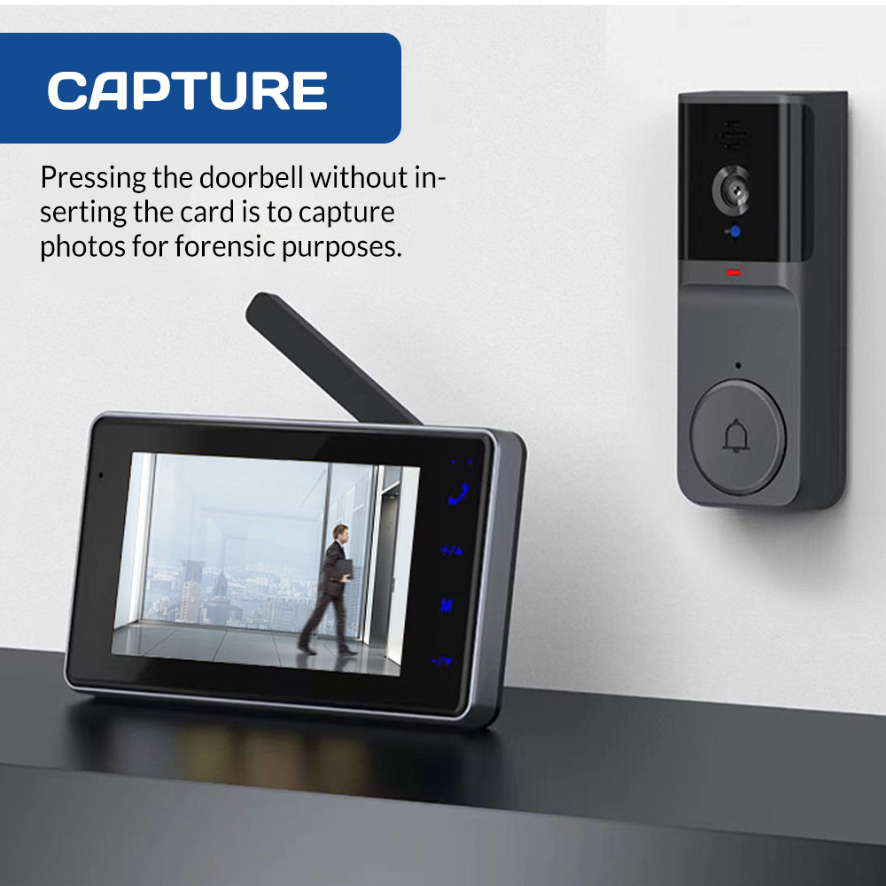 4,3-inch HD IPS-scherm Draadlo - Home Security Prices recensie en prijs