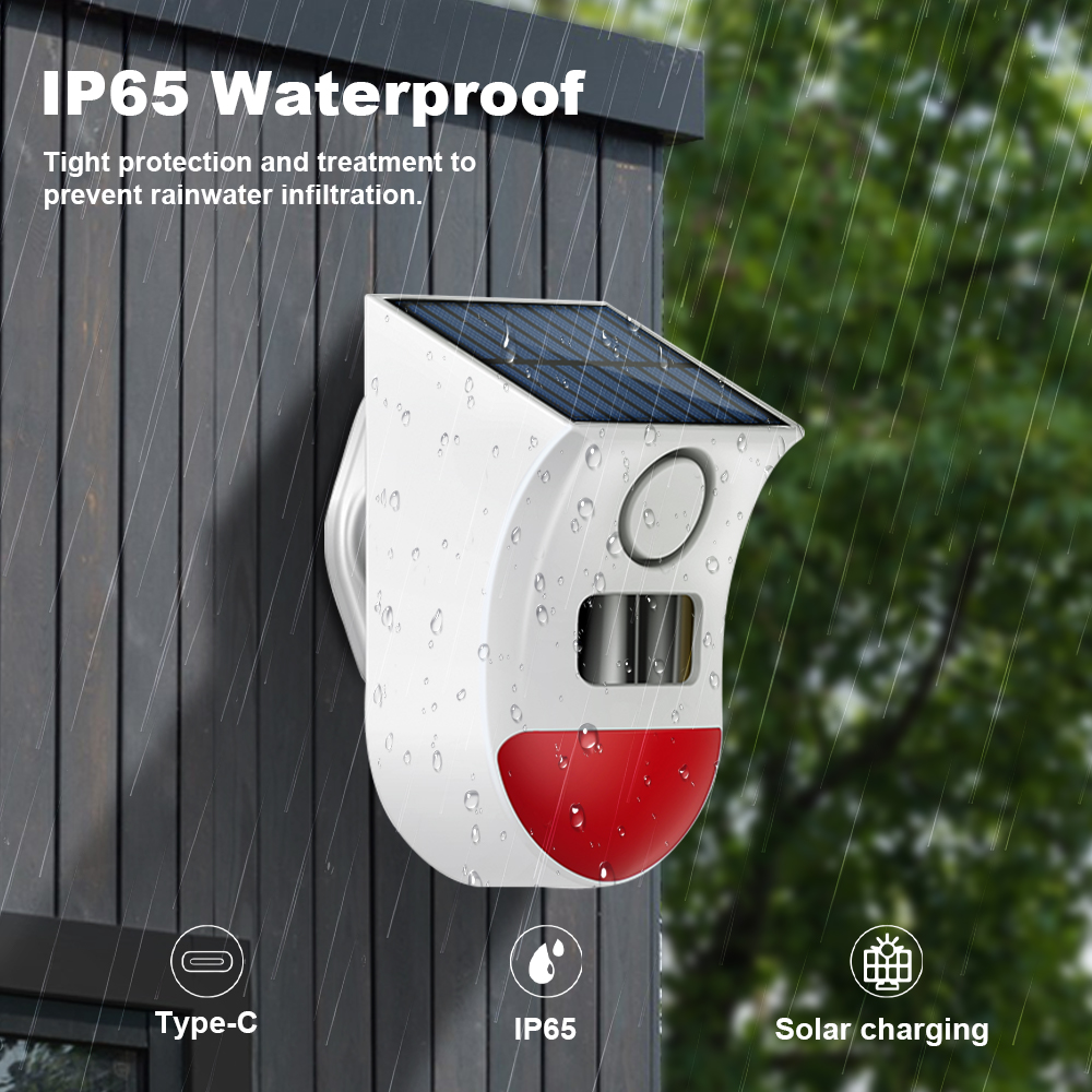 Tuya Zigbee Solar Sirene Alarm - Home Security Adt recensie en prijs