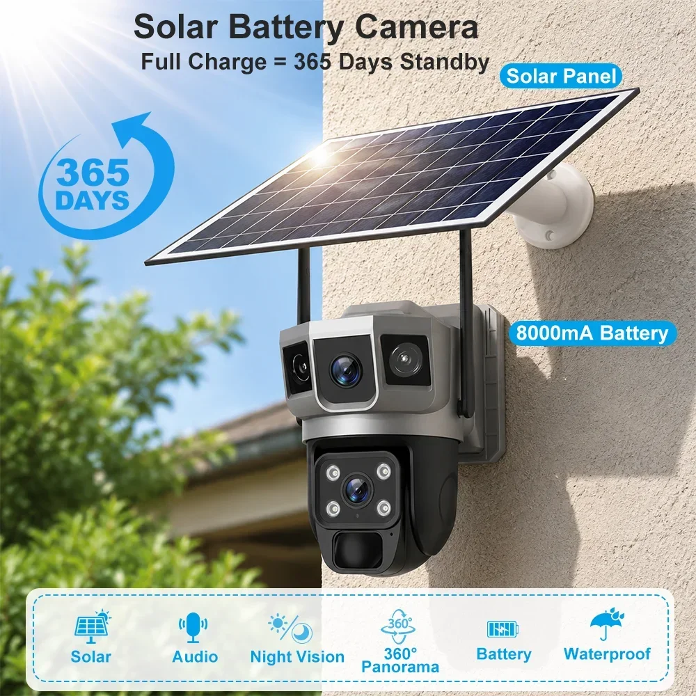 V380 4K 3 Schermen 4G Camera Z - Home Security Adt recensie en prijs