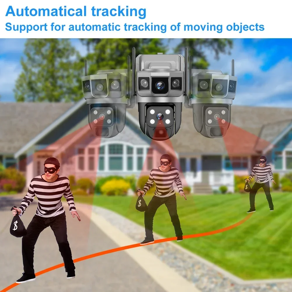 V380 4K 3 Schermen 4G Camera Z - Home Security Adt recensie en prijs