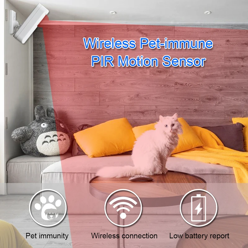 Witte Draadloze 433Mhz Infraro - Home Security Adt recensie en prijs