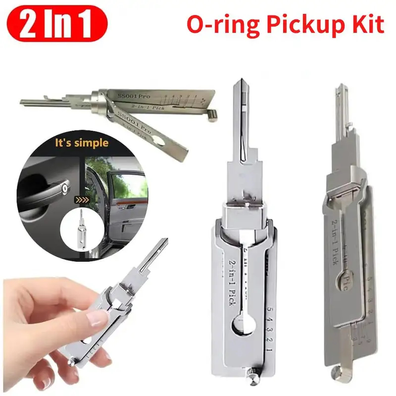 SS001 Pro RVS Sleuteldecoder 2 - Lock Picking Set recensie en prijs
