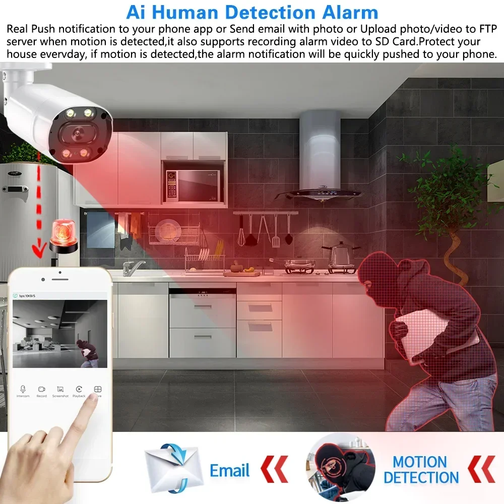 4K AHD DVR Home Security Kit 8 - Home Security Outdoor recensie en prijs