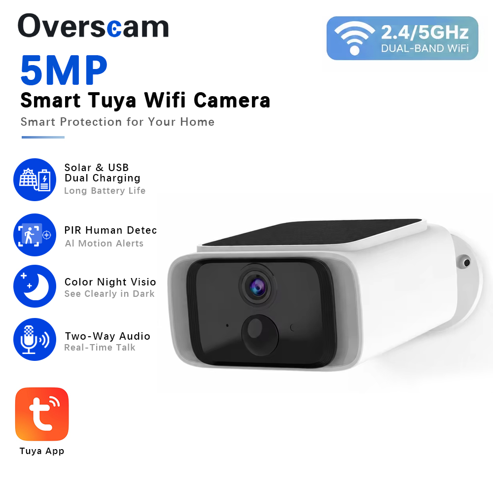 Tuya 5MP Solar Beveiligingscam - Home Security Adt recensie en prijs
