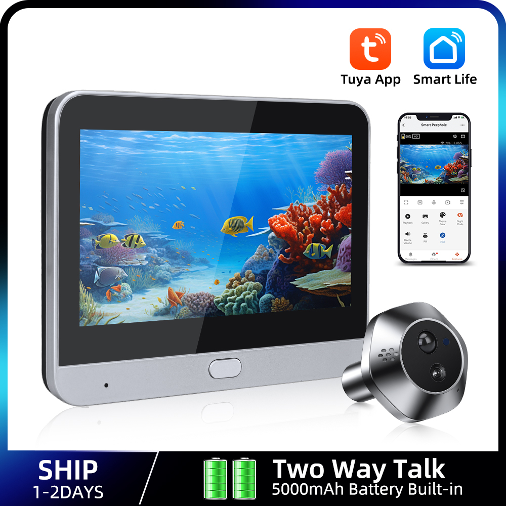 1080P WiFi Kijkgaatje Tuya Sma - Home Security Prices recensie en prijs